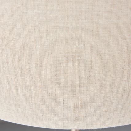 Endon 94369 - Lámpara de mesa HIGHCLERE 3xE14/18W/230V beige/cromo mate diá. 32 cm