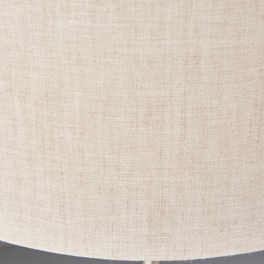 Endon 94369 - Lámpara de mesa HIGHCLERE 3xE14/18W/230V beige/cromo mate diá. 32 cm