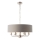 Endon 94373 - Lámpara colgante con cadena HIGHCLERE 6xE14/40W/230V gris/cromo brillante diá. 35 cm