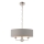 Endon 94377 - Lámpara colgante con cadena HIGHCLERE 3xE14/40W/230V gris/cromo brillante diá. 45 cm
