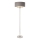 Endon 94378 - Lámpara de pie HIGHCLERE 1xE14/40W/230V gris/cromo brillante diá. 47 cm