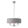 Endon 94394 - Lámpara colgante con cadena HIGHCLERE 3xE14/40W/230V gris oscuro/cromo brillante diá. 45 cm