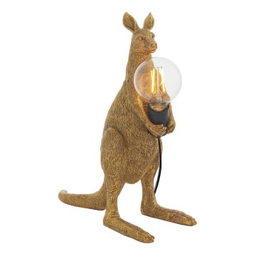 Endon 95075 - Lámpara de mesa KANGAROO 1xE27/10W/230V dorada