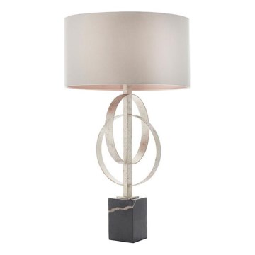 Endon 95217 - Lámpara de mesa 1xE27/10W/230V gris/negro