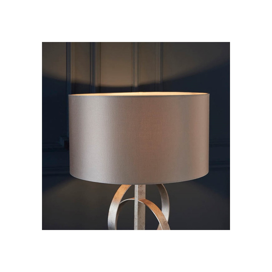 Endon 95217 - Lámpara de mesa 1xE27/10W/230V gris/negro