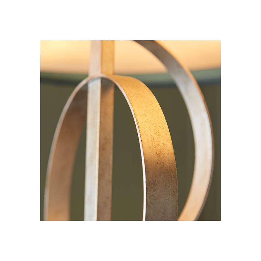 Endon 95223 - Lámpara colgante con cadena 5xE27/10W/230V Ø 70 cm azul/gris