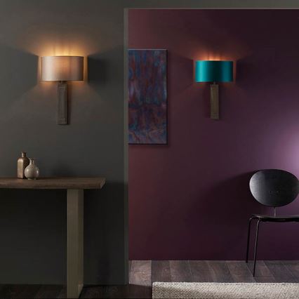 Endon 95271 - Aplique CARLTON 1xE27/10W/230V bronce