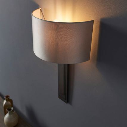 Endon 95271 - Aplique CARLTON 1xE27/10W/230V bronce