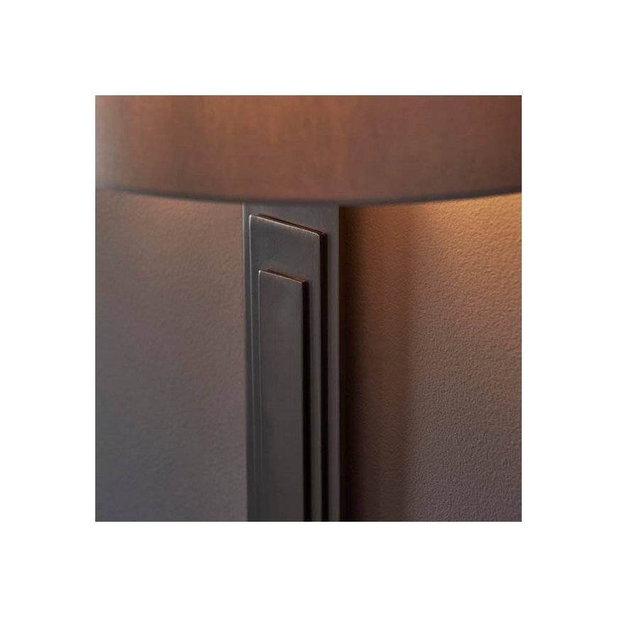 Endon 95271 - Aplique CARLTON 1xE27/10W/230V bronce