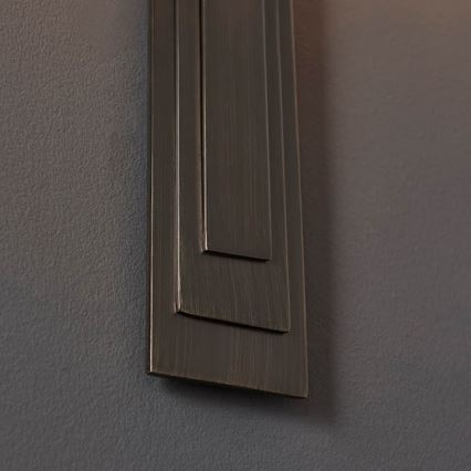 Endon 95271 - Aplique CARLTON 1xE27/10W/230V bronce