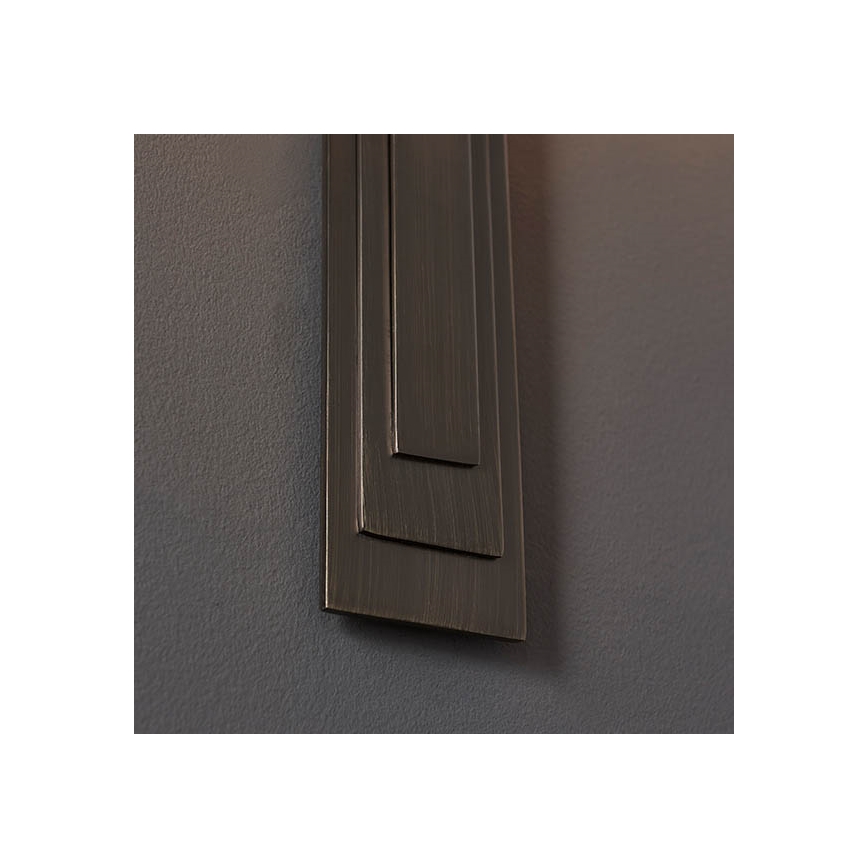 Endon 95271 - Aplique CARLTON 1xE27/10W/230V bronce