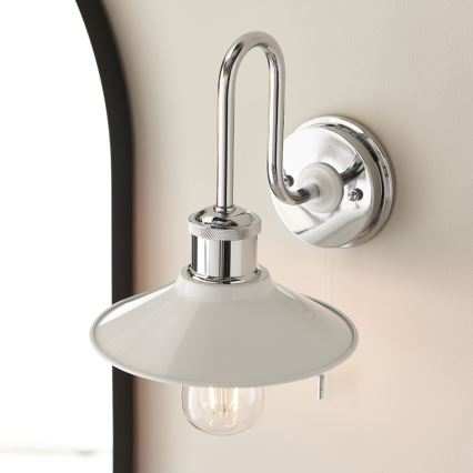 Endon 95508 - Aplique de pared para baño MARIS 1xE27/6W/230V IP44 cromo brillante