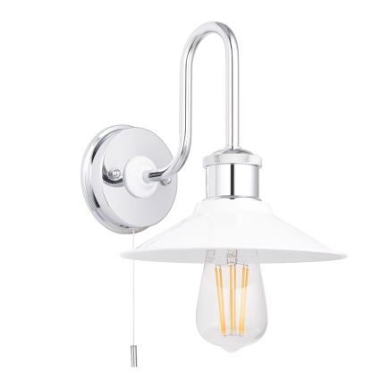 Endon 95508 - Aplique de pared para baño MARIS 1xE27/6W/230V IP44 cromo brillante