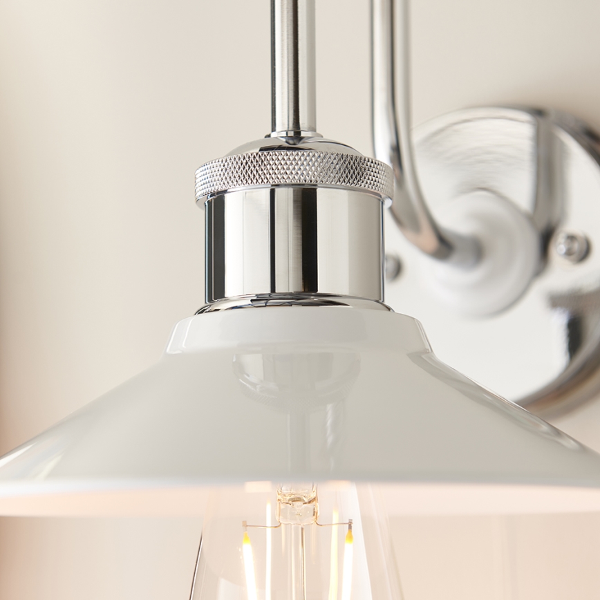 Endon 95508 - Aplique de pared para baño MARIS 1xE27/6W/230V IP44 cromo brillante