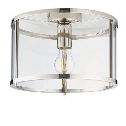 Endon 96150 - Luminaria de techo HOPTON 1xE27/10W/230V acabado cromado brillante