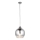 Endon 96442 - Lámpara colgante PANTHER 1xE27/10W/230V cromo brillante/ahumado