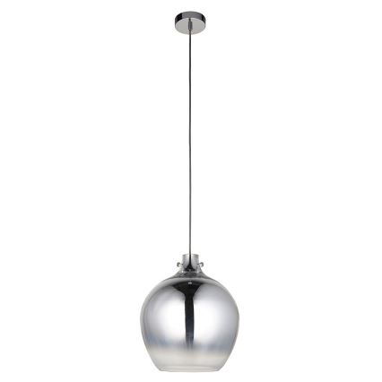 Endon 96442 - Lámpara colgante PANTHER 1xE27/10W/230V cromo brillante/ahumado