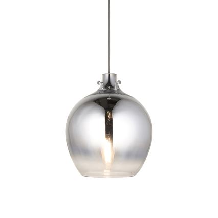 Endon 96442 - Lámpara colgante PANTHER 1xE27/10W/230V cromo brillante/ahumado