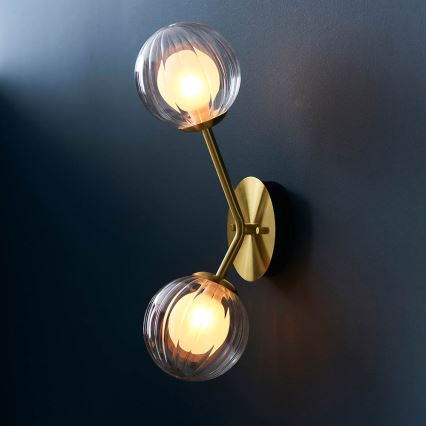 Endon 96691 - Aplique de pared NORTHWEST 2xG9/3W/230V dorado