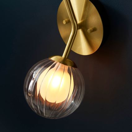 Endon 96691 - Aplique de pared NORTHWEST 2xG9/3W/230V dorado