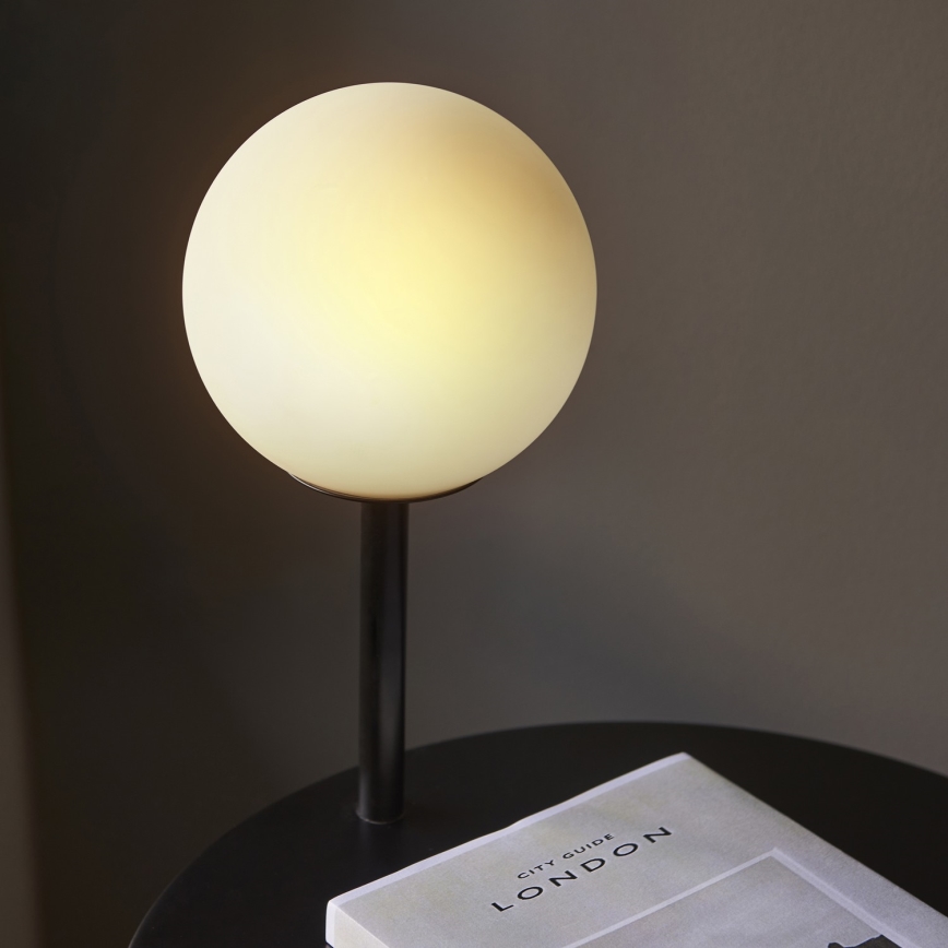 Endon 96713 - Lámpara de pie HALO 1xG9/3W/230V negra/blanca