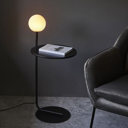 Endon 96713 - Lámpara de pie HALO 1xG9/3W/230V negra