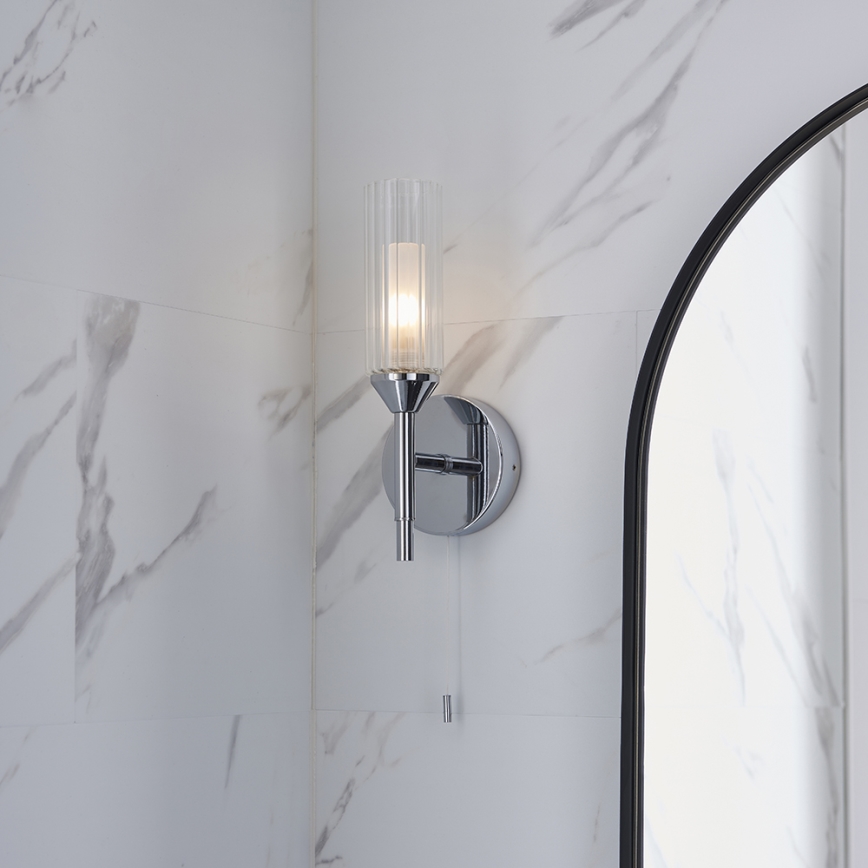 Endon 97171 - Aplique de baño NATORI 1xG9/3W/230V IP44 cromo brillante