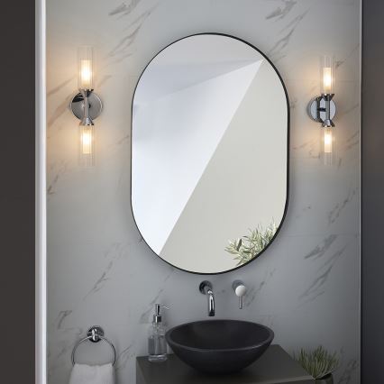 Endon 97172 - Aplique de pared para baño NATORI 2xG9/3W/230V IP44 cromo brillante