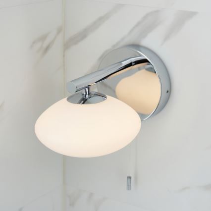 Endon 97181 - Aplique de pared para baño MOBIAS 1xG9/3W/230V IP44 cromo brillante