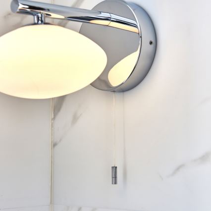 Endon 97181 - Aplique de pared para baño MOBIAS 1xG9/3W/230V IP44 cromo brillante