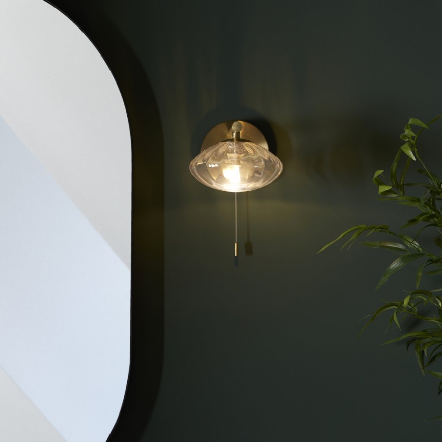 Endon 97182 - Aplique de baño MOBIAS 1xG9/3W/230V IP44 latón