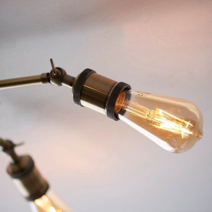 Endon 97244 - Lámpara de focos HAL 5xE27/40W/230V latón