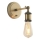 Endon 97245 - Foco de pared orientable HAL 1xE27/10W/230V, latón