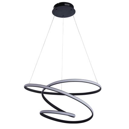 Endon 97632 - Lámpara colgante LED DUNE con cable LED/47,5W/230V 3000K negra