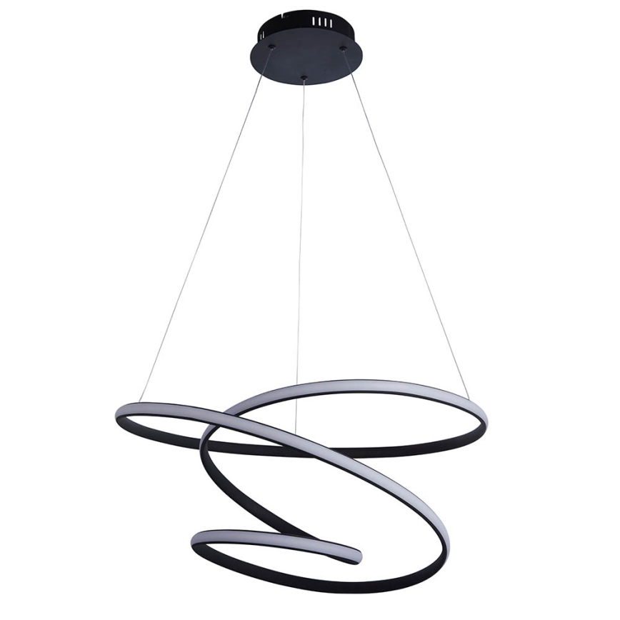 Endon 97632 - Lámpara colgante LED DUNE con cable LED/47,5W/230V 3000K negra
