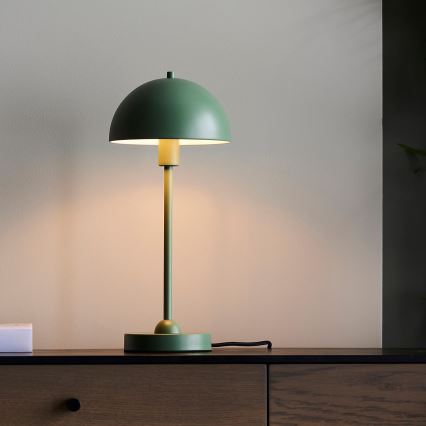 Endon 98495 - Lámpara de mesa SAROMA 1xE14/7W/230V verde
