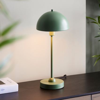 Endon 98495 - Lámpara de mesa SAROMA 1xE14/7W/230V verde