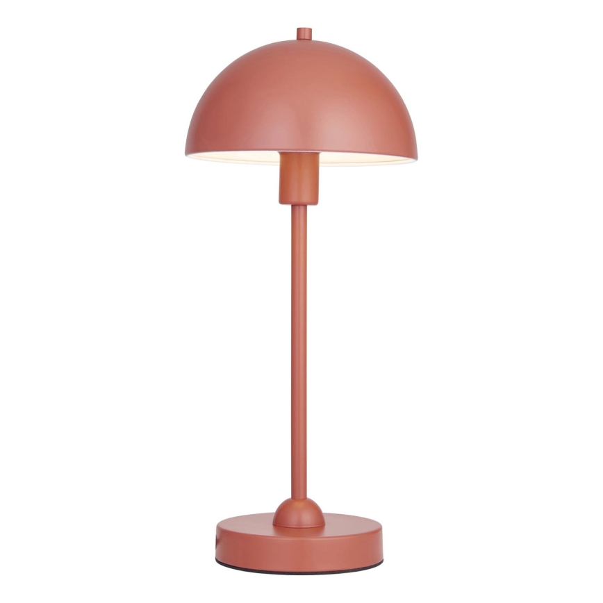 Endon 98496 - Lámpara de mesa SAROMA 1xE14/7W/230V color ladrillo