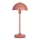 Endon 98496 - Lámpara de mesa SAROMA 1xE14/7W/230V color ladrillo