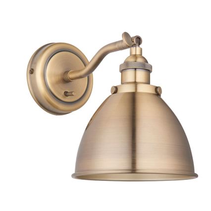 Endon 98746 - Foco de pared FRANKLIN 1xE14/7W/230V latón