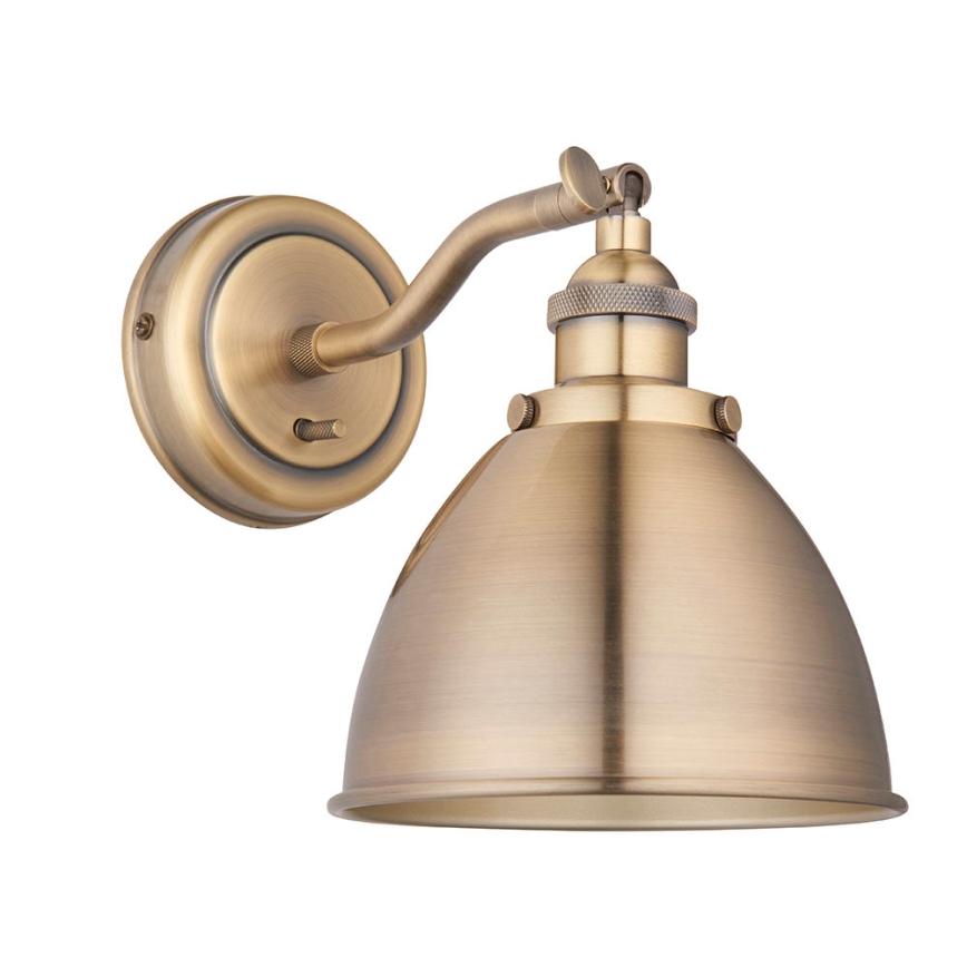 Endon 98746 - Foco de pared FRANKLIN 1xE14/7W/230V latón