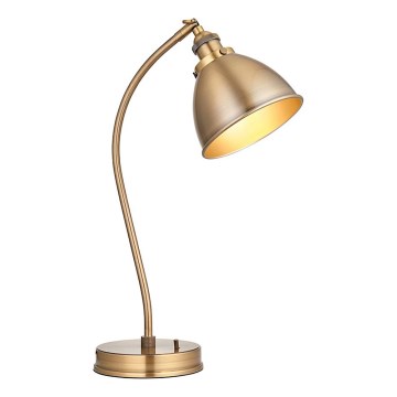 Endon 98747 - Lámpara de mesa FRANKLIN 1xE14/7W/230V latón