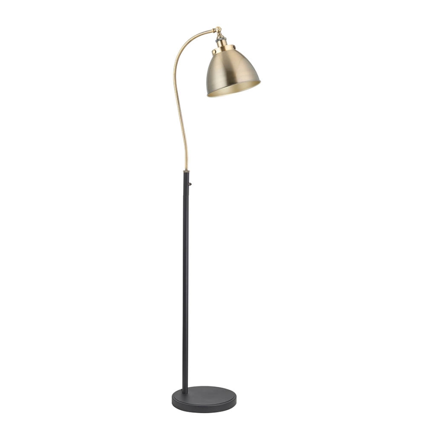 Endon 98748 - Lámpara de pie FRANKLIN 1xE27/10W/230V latón/negro