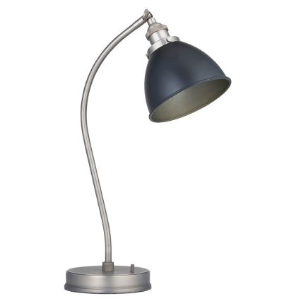 Endon 98752 - Lámpara de mesa FRANKLIN 1xE14/7W/230V cromo mate/antracita