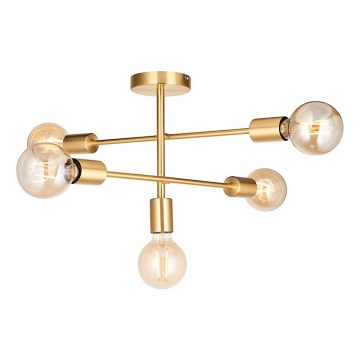 Endon 98786 - Lámpara colgante en varilla SOHAN 5xE27/10W/230V latón