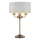 Endon 98932 - Lámpara de mesa HIGHCLERE, 3x E14 (máx. 18 W) / 230 V, blanco/latón, diámetro 32 cm