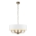 Endon 98933 - Lámpara colgante con cadena HIGHCLERE 6xE14/40W/230V blanco/latón diá. 55 cm