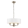 Endon 98934 - Lámpara colgante con cadena HIGHCLERE 3xE14/40W/230V blanco/latón diá. 45 cm
