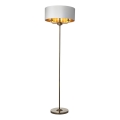 Endon 98935 - Lámpara de pie HIGHCLERE 3xE14/40W/230V blanco/latón diá. 47 cm