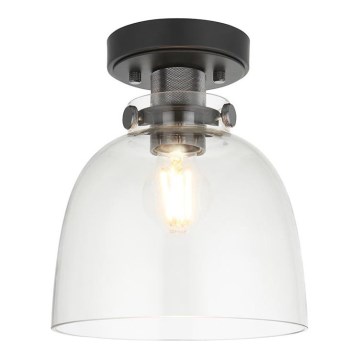 Endon 99106 - Plafón URBAN 1xE27/10W/230V negro/transparente